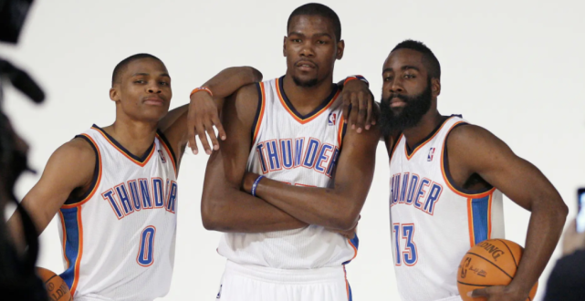 雷霆碾压猛龙，哈登扛起全队